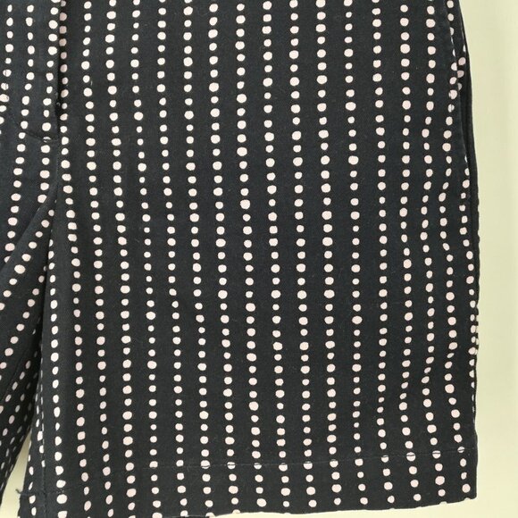 Lands End Not-Too-Low-Rise Polka Dot Shorts Size 2 Stretch Pockets Casual Retro - Picture 9 of 12